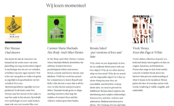 screenshot of Slaa.nl